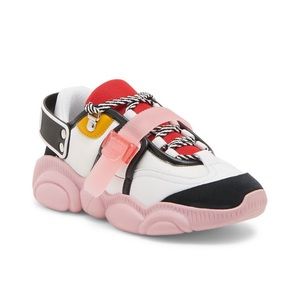 Moschino
Teddy Mix Media Sneakers